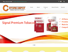 Tablet Screenshot of cstoredepot.com